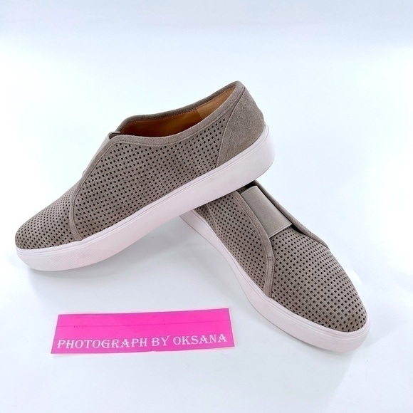 FRANCO SARTO NADINE SLIP-ON SNEAKER Gray  Suede size 9 M - Picture 13 of 15
